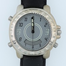 Orologio Uomo M&M Primo Emporio 21-68 Quartz Cronografo Acciaio Pelle Nero