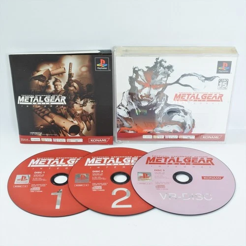 METAL GEAR SOLID INTEGRAL PSone Books PS1 Playstation For JP System 6175 p1
