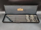 Vintage Snap-On/Blue-Point Extra Long Reamer 6 Piece Set - in Original Metal Box