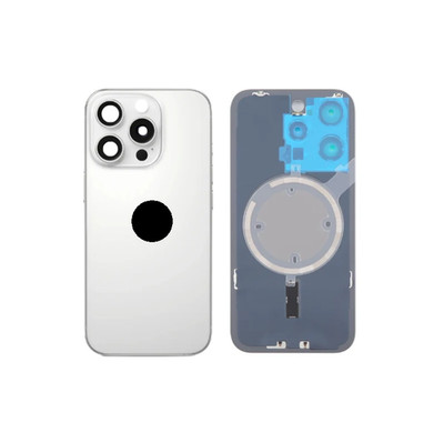 iPhone 16 Pro/ Max Ersatz Rückglas mit Halterungen, Magneten & Kameralinse
