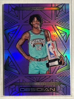 2024-25 Panini Obsidian - Ja Morant, 33/75 #192 Electric Etch Purple...
