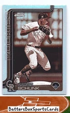 2025 Topps Chrome #238 Aaron Schunk Sepia Refractors