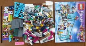 Lego Friends 41324 - SNOW RESORT SKI LIFT - Used - 100% COMPLETE - NO BOX