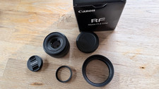 Canon RF 50mm f/1,8 STM Standard Objektiv - TOP Zustand, Canon ES 65B und UV Fil