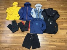Boys CLOTHING LOT 9PCS Back To School Size Small 5-6/ 7-8 Under Armour  More 