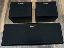 Sony SS-CN9 6 Ohm 90W Center Channel W/pair Sony SS- SR9 8Ohm 60W Speaker WORKS