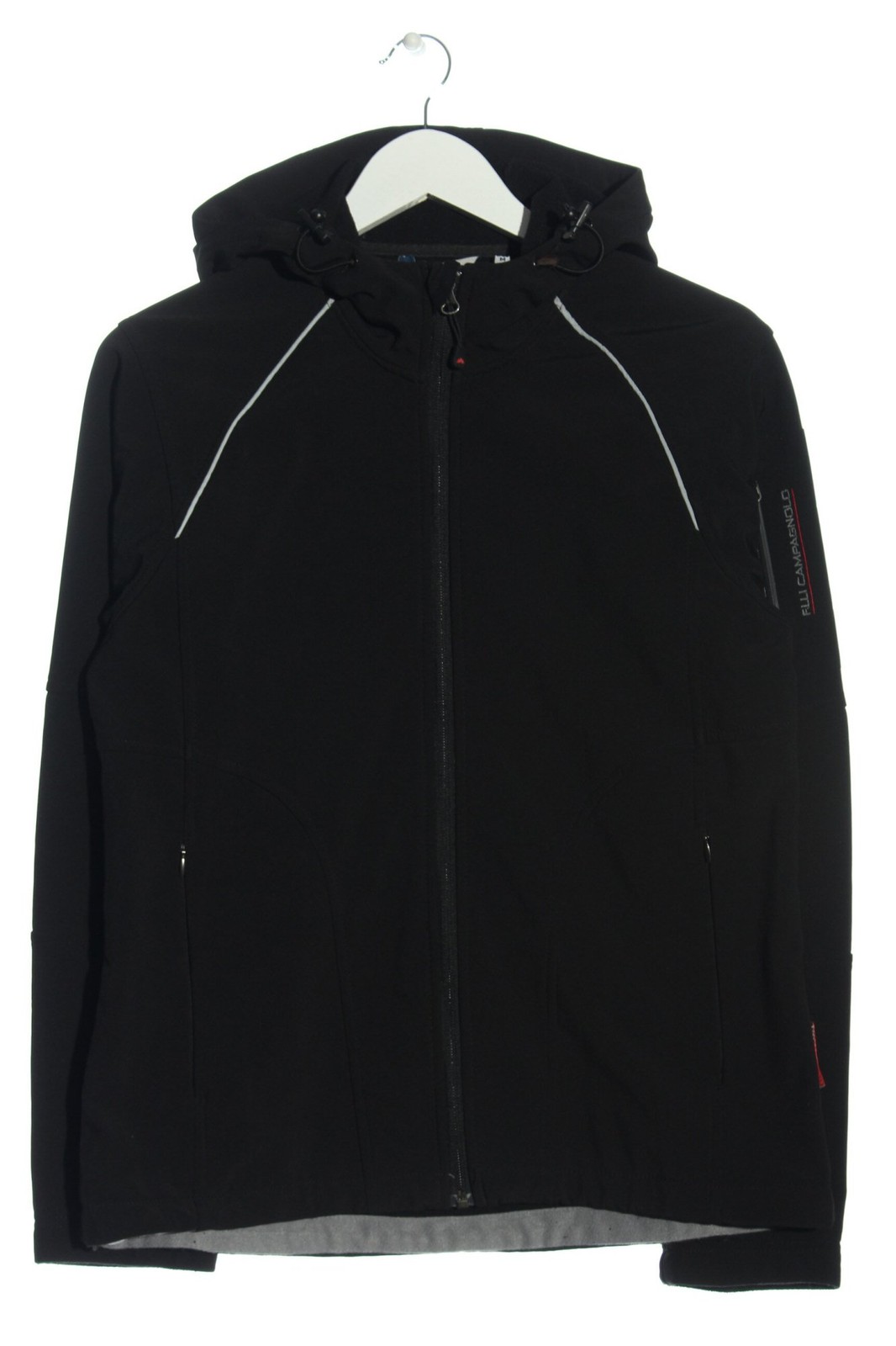 F.LLI CAMPAGNOLO CMP Chaqueta con capucha Mujeres Chaqueta Talla EU 38 negro