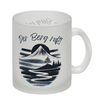 Berg Und Wald Wanderer Glas Tasse Mit Spruch Der Berg Ruft