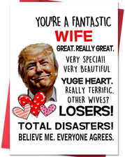 Humorous Valentine's Day Card for Wife - Sweet Gift from Husband