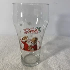Vintage Coca-Cola Santa 16 oz 1997 Holiday Christmas Drinking Glass