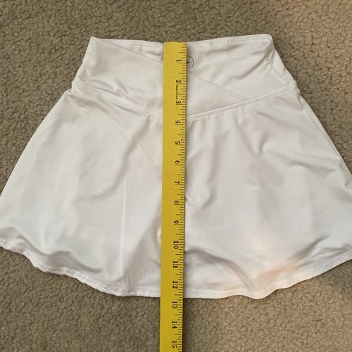 90 degree by Reflex Youth Girls Athletic Light Blue & White Skort Size M 10 - Picture 8 of 10