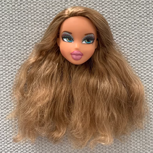 Rare Vintage Bratz Green Eyeshadow Yasmin Head Sculpture Action Figure