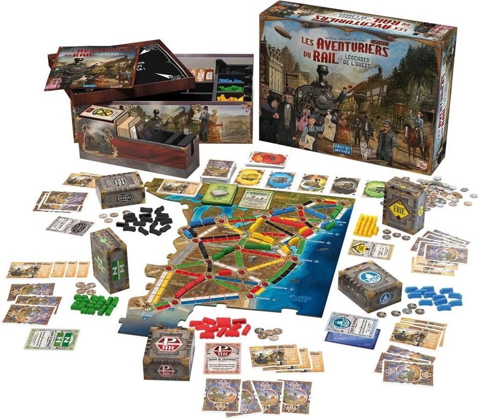 Les Aventuriers du Rail Legacy - Légendes de l'Ouest - Days of Wonder - Photo 2/4
