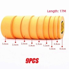 Masking Tape Fine Line DIY Cover Tape for Hobby Model Paint 3-4-9 Rolls 1.18 in