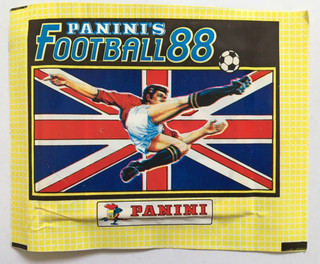 Panini UK Football 88 Sealed Football Sticker Packet x1 (EXCELLENT)