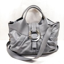Bvlgari Borsa Tote Chandra Pelle Grigio 4739602