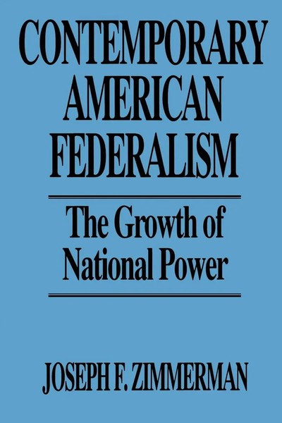 Joseph Zimmerman | Contemporary American Federalism | Taschenbuch | Englisch-image