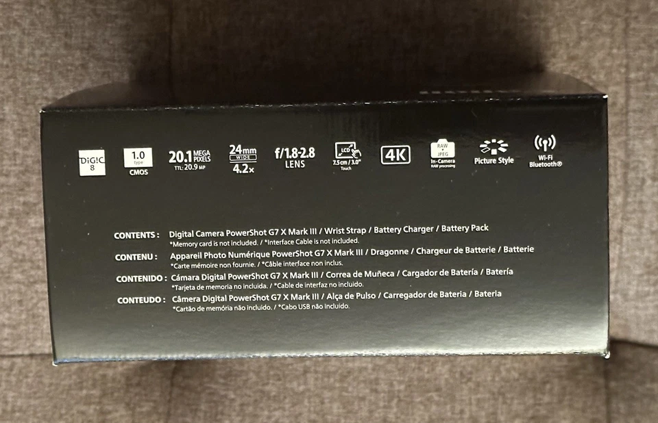 Canon PowerShot G7 X Mark III 20.1 Megapixel Digital Camera - Black - Image 4 of 4