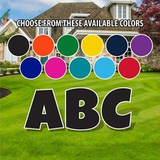 22.75  Alphabet Yard Letters, Luckiest Guy Font, 26pc, Includes Stakes