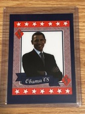 Barack Obama 2008 Clutch Rookie Card - Diamond Parallel - Serial #d /25 - RARE
