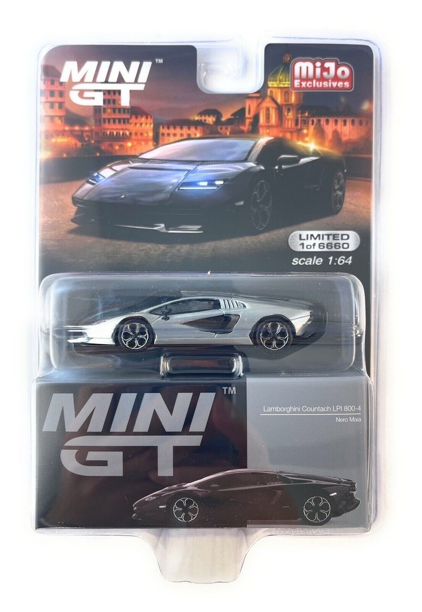 1/64 Mini GT Lamborghini Countach LPI 800-4 (Chrome Silver