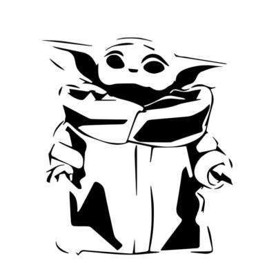 Free Free 194 Stencil Baby Yoda Svg Cricut SVG PNG EPS DXF File