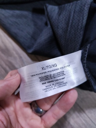 Greg Norman Jacket Adult X-Large Gray Heather Long Sleeve Full Zip Mens *HOLE* - Picture 6 of 8