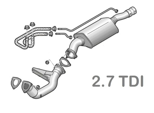 Montagesatz Katalysator VW Corrado 1.8 G60 - Bild 3 von 4