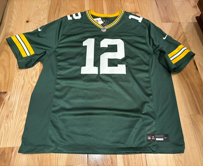 AARON RODGERS Green Bay Packers Nike Vapor Limited Home Jersey