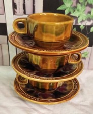 3 Tasses Bistrot Anciennes Calvados Clacquesin