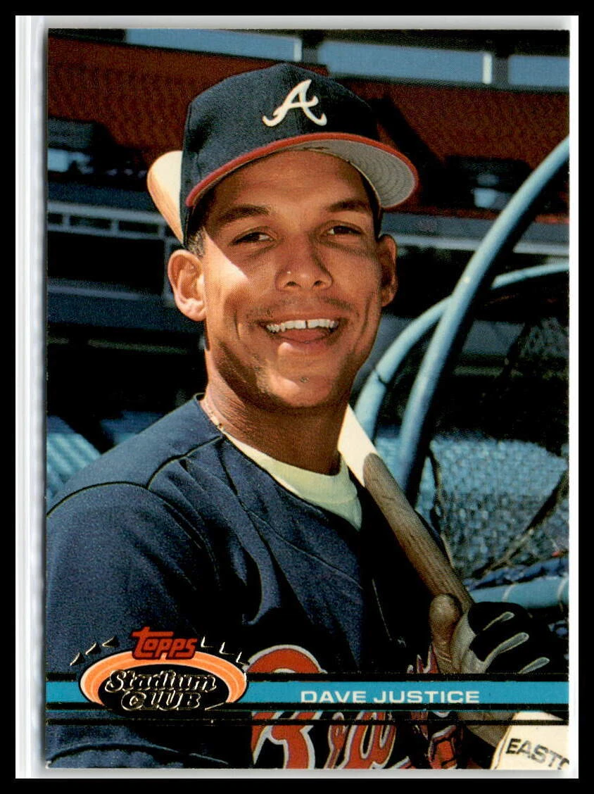 Dave Justice trading card