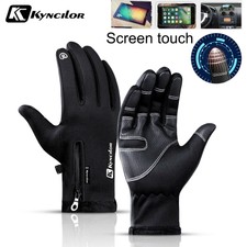 Cold Weather Thermal Gloves 5-Finger Touchscreen Anti Slip Winter Cycling Gloves