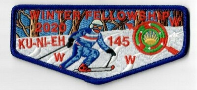 Boy Scout OA 145 Ku-Ni-Eh Lodge 2020 Winter Fellowship Flap
