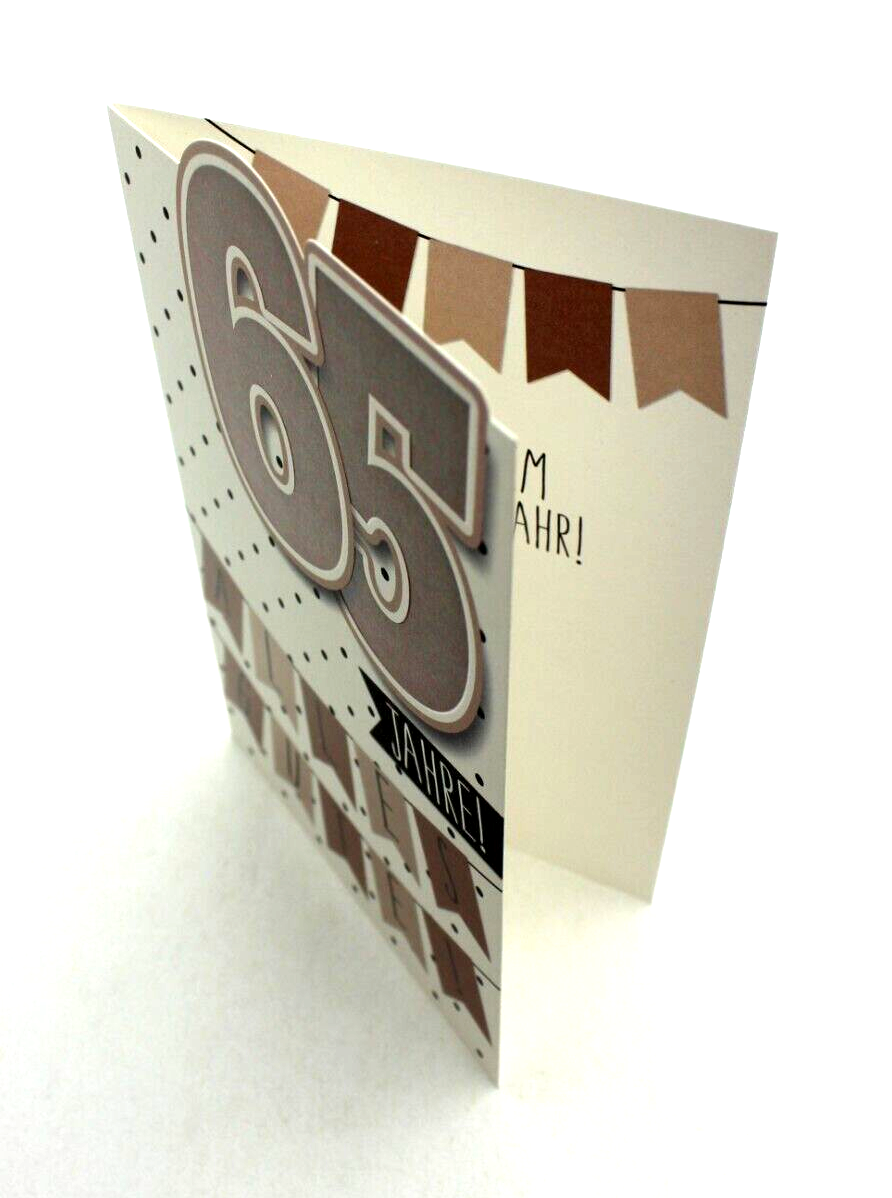 Hallmark Geburtstagskarte Mit Glitzer – Zeitgenössisches Design, Inkl. Goldfolien-Umschlag, Medium