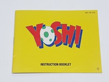 Yoshi Authentic Nintendo NES Manual Only