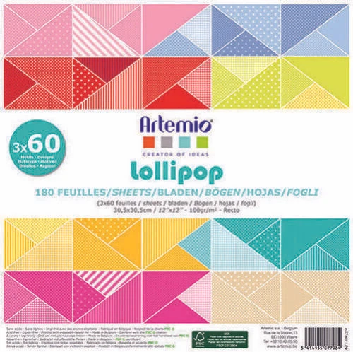 Cartoncini multicolore per scrapbooking e hobby creativi