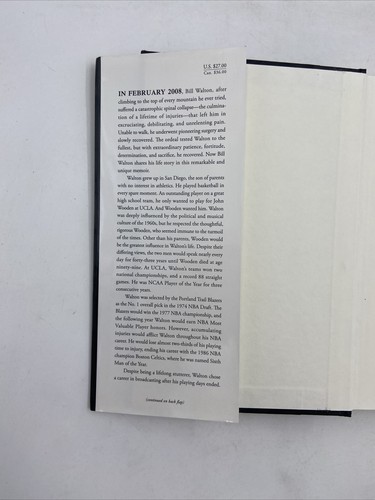 Back from the Dead HAND SIGNED by Bill Walton! TRAILBLAZERS 1st Edition - Picture 4 of 8