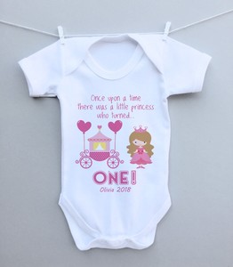 personalised baby vest 1st birthday
