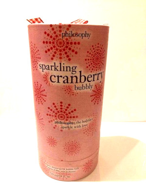 Philosophy  SPARKLING CRANBERRY Bubbly Shampoo, Shower Gel & Bubble Bath 24 oz