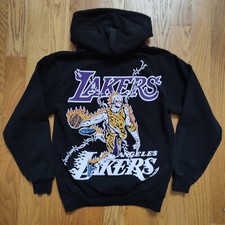 Vintage Warren Lotas Kobe NBA Lakers Hoodie Men's Size S Made In USA