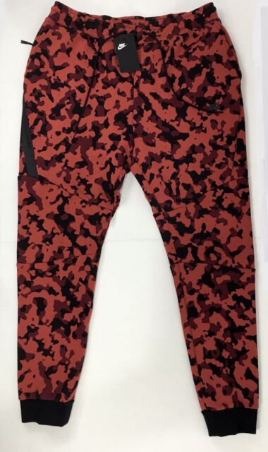 Mens Nike Tech Fleece Taper Leg Joggers XL Camo Printed Red Black CJ5981 603 for sale online | eBay