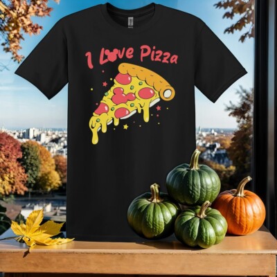 I Love Pizza Shirt, Pizza Lover T-Shirt T Shirt Herren Damen Unisex Tshirt SY474