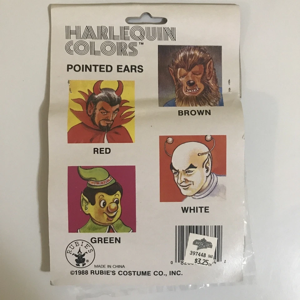 Disfraz Vintage Tono Carne Star Trek Spock Punta Orejas De Colección Años 80 Foto 3 de 4