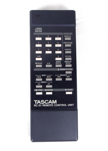 Tascam RC-31 CD Remote Control - Demo, Free Shipping
