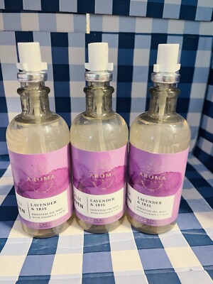 3 BATH BODY WORKS AROMATHERAPY CALM HAVEN LAVENDER IRIS ESSENTIAL OIL MIST SPRAY
