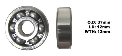 6301-2RS SKF SKF - Cuscinetto: A Sfere, A Una Fila | Int: 12mm; Est - Foto 6