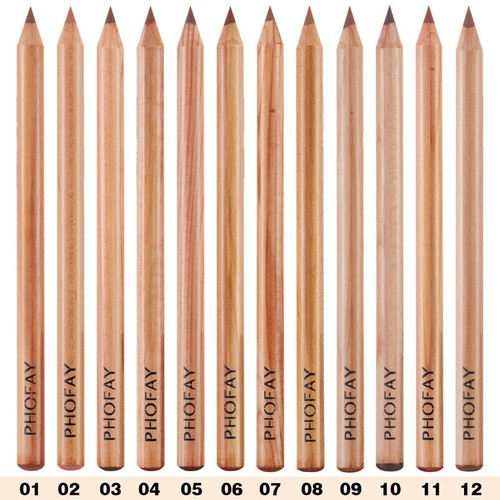 12Pcs Women Waterproof Lipstick LongLasting Matte Lip Liner Pencil Lip Pens Best - Foto 5 di 12