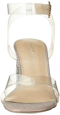 Betsey Johnson Bell Clear Sculpted Two-Piece Strappy Dress