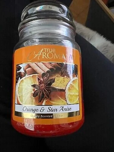 Orange and Star Anise Mason Jar Candle