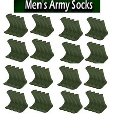Wholesale Mens Green Army Military Socks Combat Trekking Hiking Size 10-13,13-15